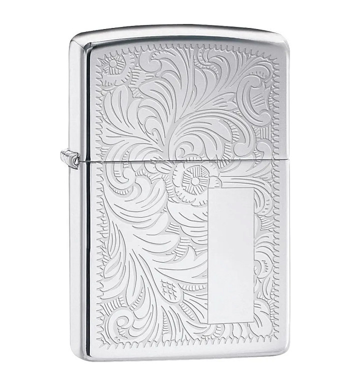 Zippo запалка 352 Venetian Polished Chrome