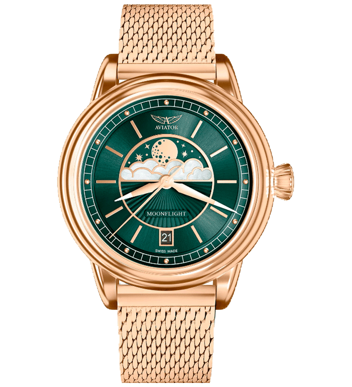 AVIATOR DOUGLAS MOONFLIGHT 36MM V.1.33.2.263.5