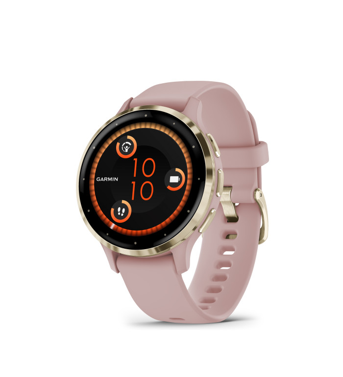 Garmin Venu 3S Soft Gold безел с Dust Rose 010-02785-03