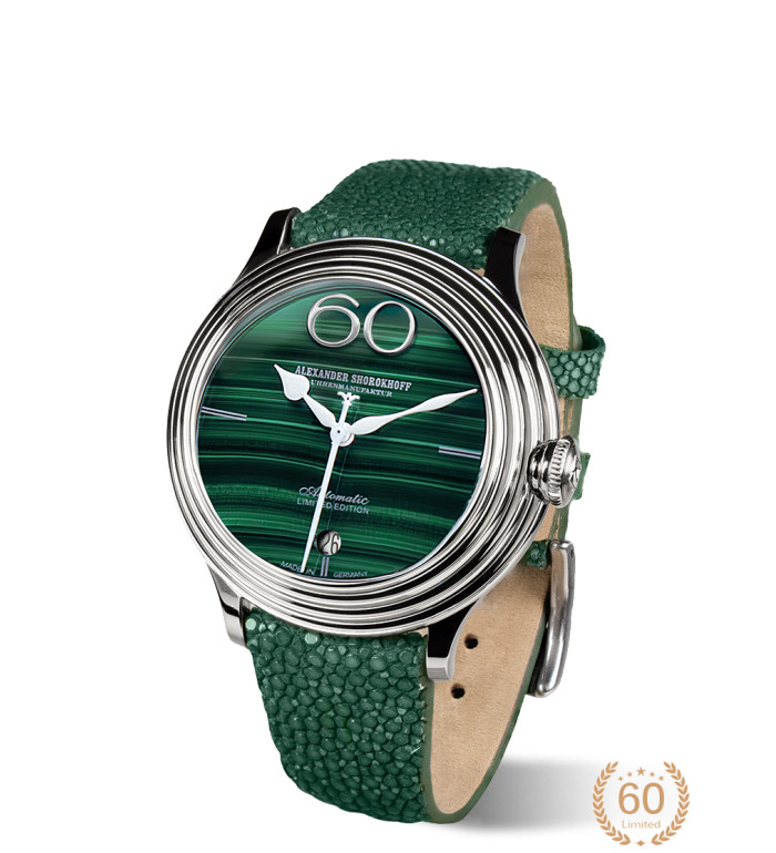 ALEXANDER SHOROKHOFF Frozy Green 40mm LIMITED EDITION 60PCS AS.FRZ01-2