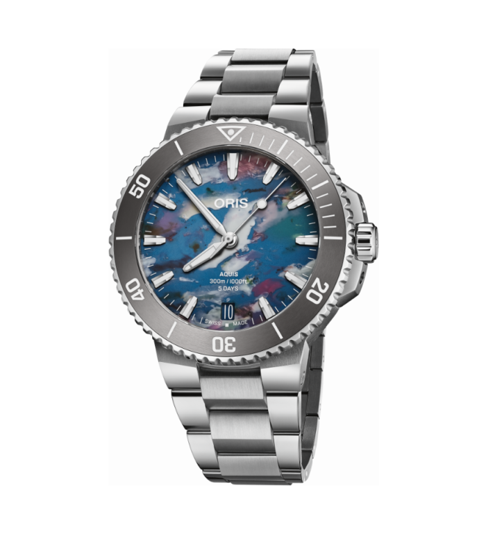 ORIS AQUIS DATE UPCYCLE 43.5MM 400 7790 4150-07 8 23 02PEB