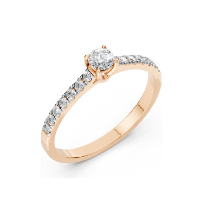 Cara пръстен с диаманти 0.30 + 0.21 ct GIA сертификат K101-10012R