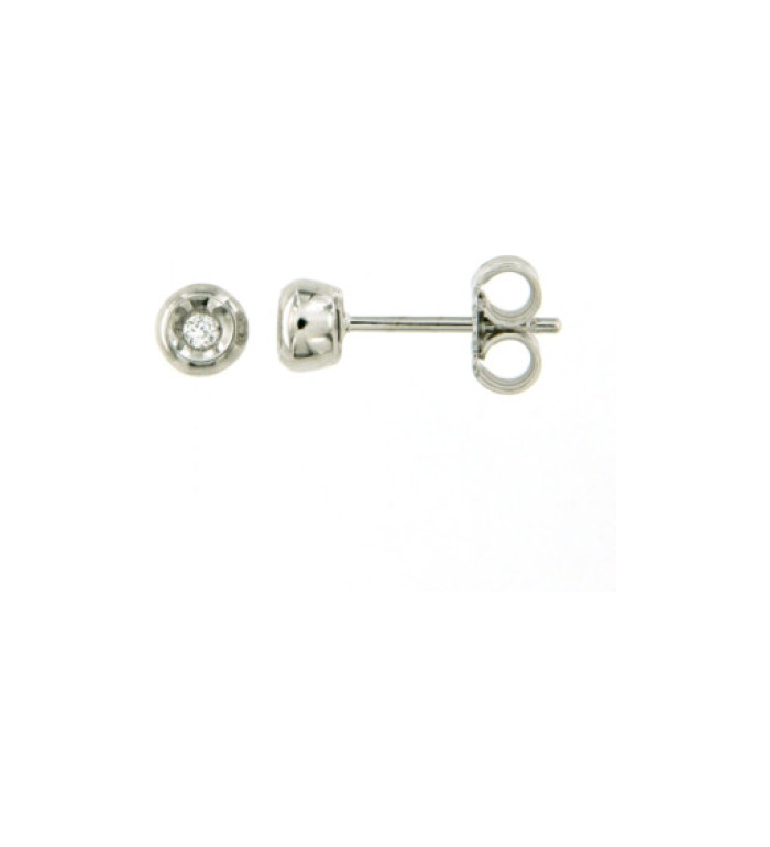 CARA DIAMANTI Златни обеци с диаманти BB0175Y/0.04ctsSI/H