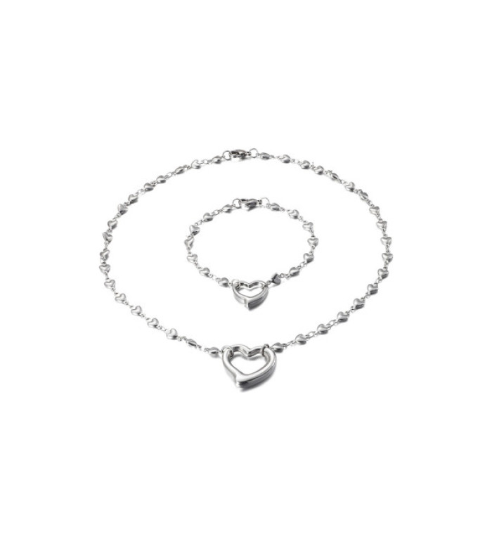 Комплект колие и гривна Lee Cooper LC.S.01047.330