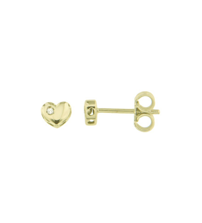 Cara Diamanti златни обеци с диаманти BB0462Y/0.01ctsSI/H