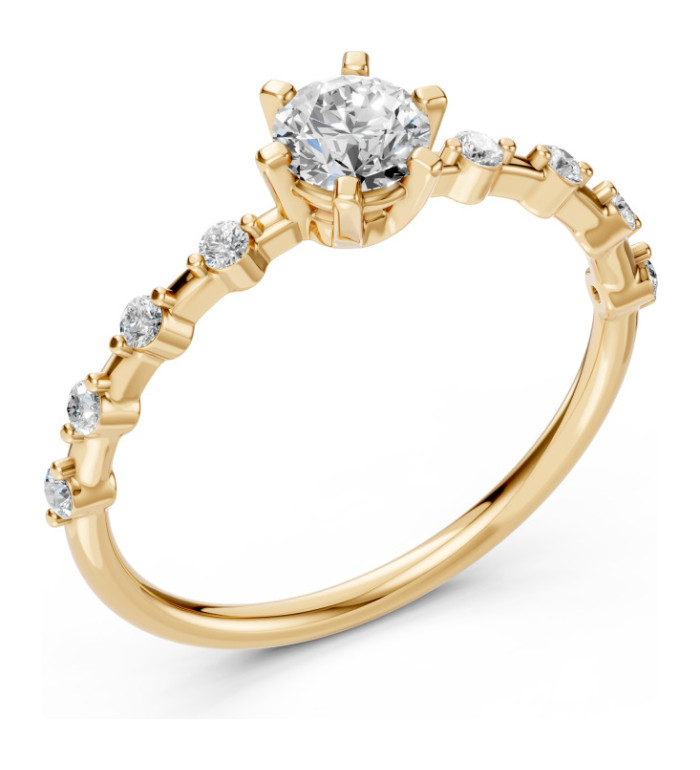 Cara пръстен с диаманти 0.50+0.16 ct GIA сертификат K101-10095Y