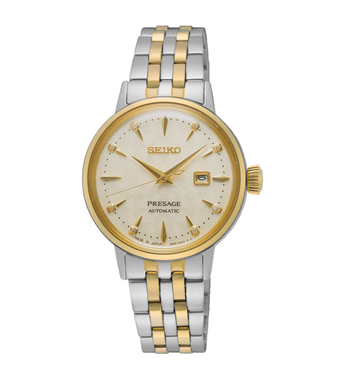 SEIKO PRESAGE SKYDIVING DIAMOND TWIST 30MM LADIES WATCH SRE010J1