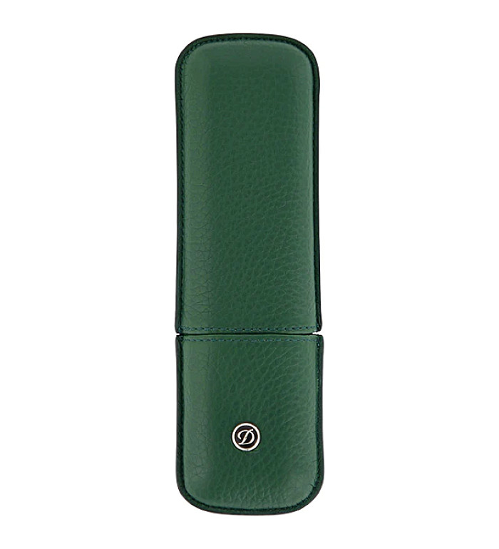 Калъф за 2 пишещи S.T.Dupont 2 Rigid Pencil Case, Green 7134