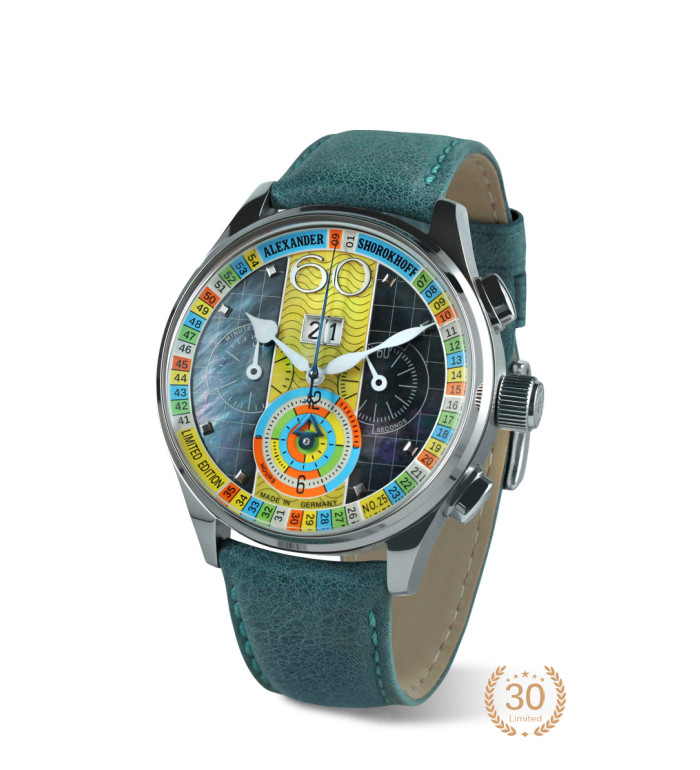Alexander Shorokhoff Big Date Mop Limited Edition 30pcs AS.BD01-MOP-B