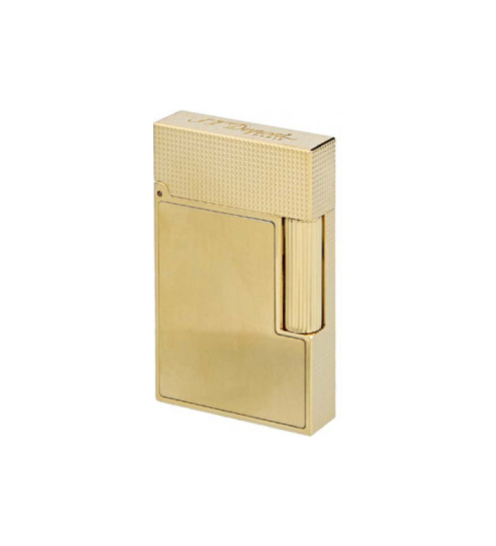 ЗАПАЛКА S.T.DUPONT LIGNE 2 SMALL BRUSHED YELLOW GOLD C18602