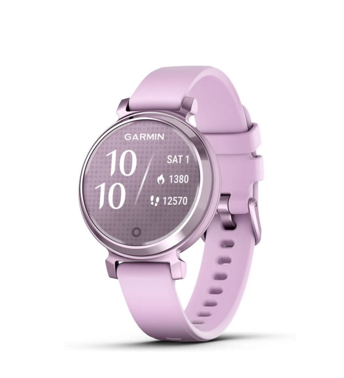Garmin Lily 2 Silver Purple с Lilac силиконова каишка 010-02839-01