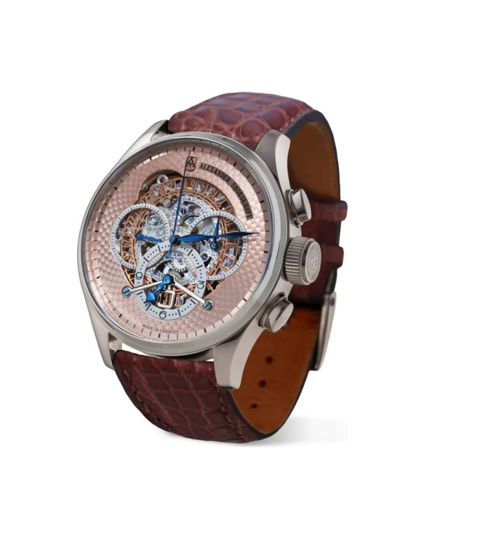 ALEXANDER SHOROKHOFF CHRONO REGULATOR 43.5MM LIMITED EDITION 68PIECES  AS.CR02-3