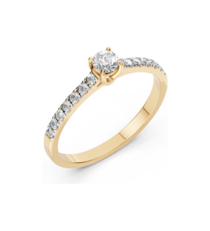Cara пръстен с диаманти 0.30 + 0.21 ct GIA сертификат K101-10012Y