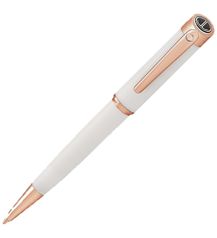 Химикалка DAVIDOFF - Essentials, White & Rose Gold