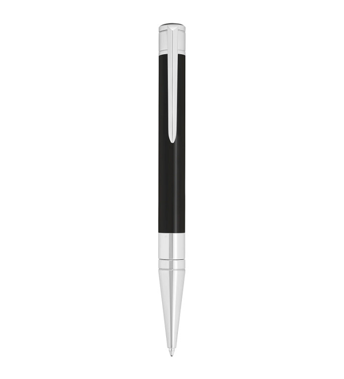 Химикалка S.T.Dupont Initial Black And Chrome 275200