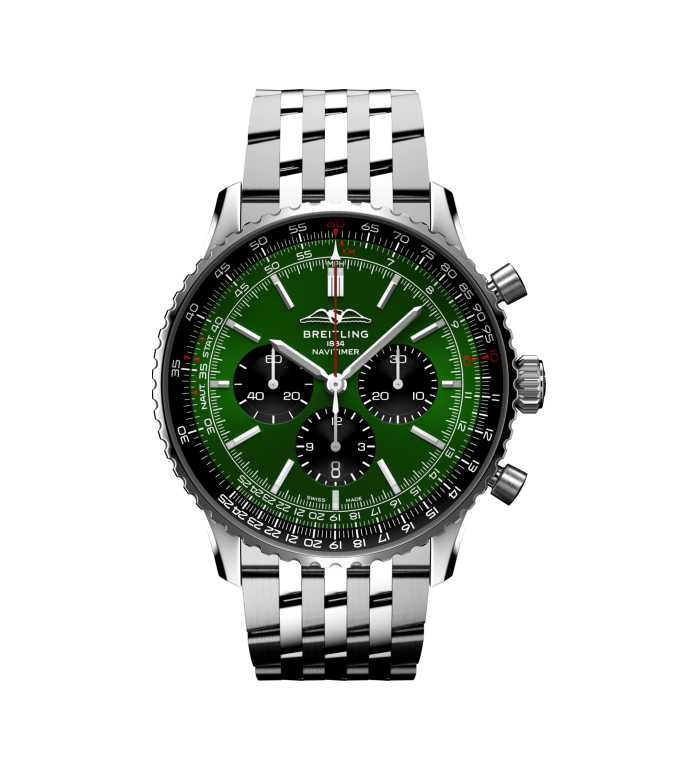 BREITLING NAVITIMER B01 CHRONOGRAPH 46 MEN'S WATCH AB0137241L1A1