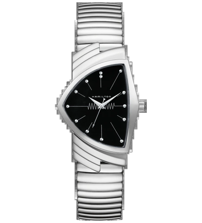 HAMILTON VENTURA  MAN IN BLACK QUARTZ MEN'S  WATCH H24411232