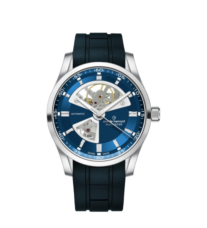CLAUDE BERNARD AQUARIDER OPEN HEART 42MM 85030 3CA BUIN