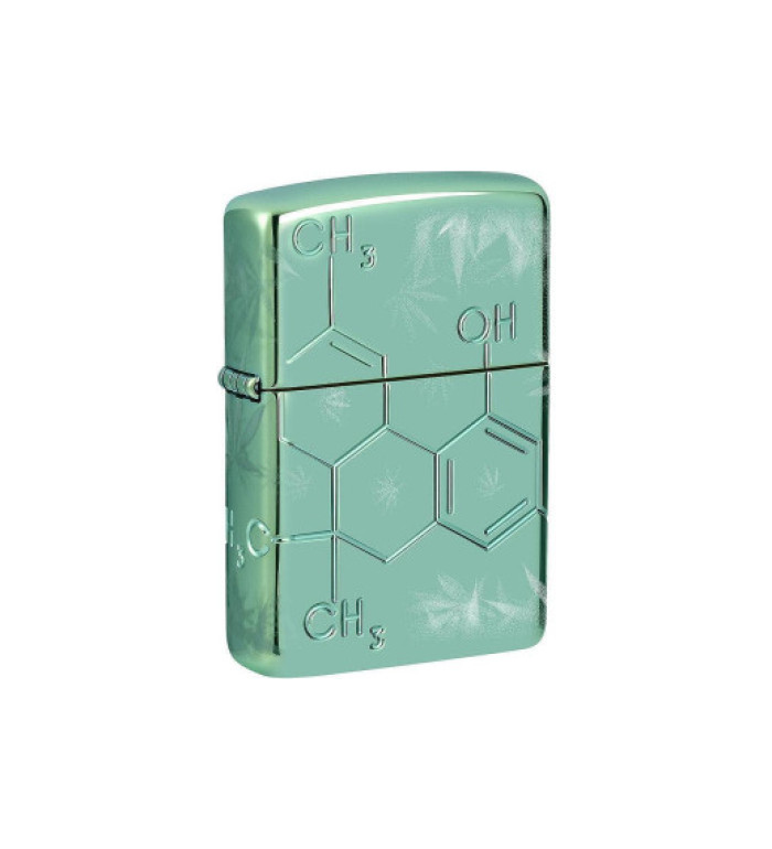 Запалка Zippo - Cannabis THC Desing