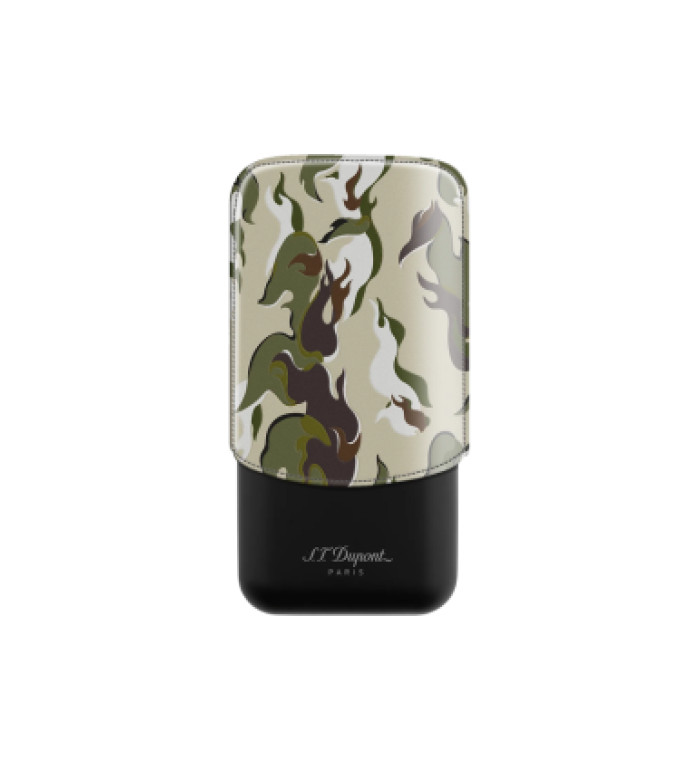 Калъф за пури S.T.Dupont 3 cigar case Camo Khaki 183450
