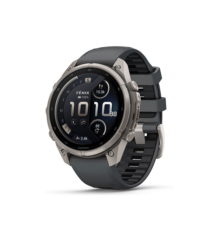 Garmin Fenix 9 Pro inReach Titanium с Graphite/Black силиконова каишка 010-04336-21