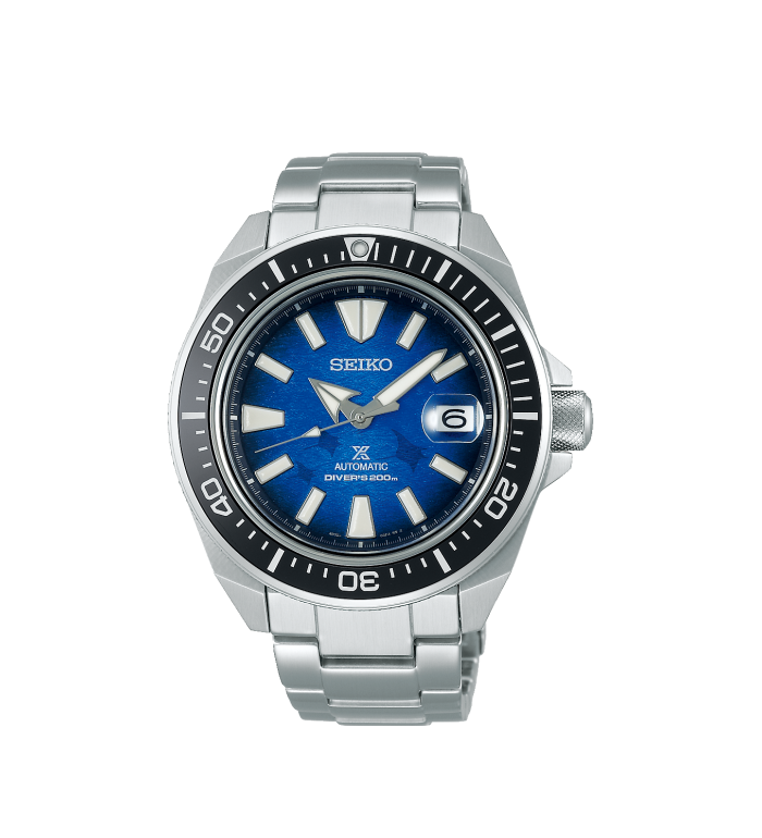 SEIKO PROSPEX KING SAMURAI SAVE THE OCEAN MANTA RAY  45MM MEN'S WATCH SRPE33K1
