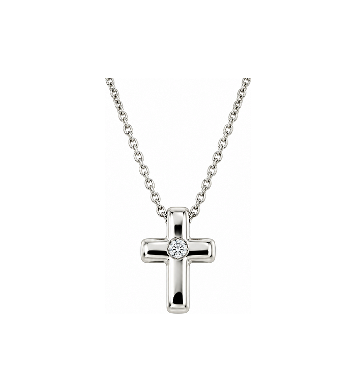 Cara Diamanti златно колие с диамант CLN1533R/0.05ctSI/H