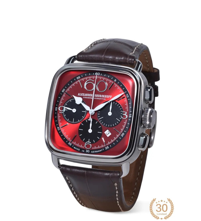 ALEXANDER SHOROKHOFF SQUARE&ROUND 44.5MM LIMITED EDITION 30PIECES AS.SR02-6***