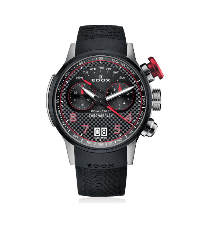 EDOX CHRONORALLY CHRONOGRAPH 45 ММ 38003 TINRO CARO