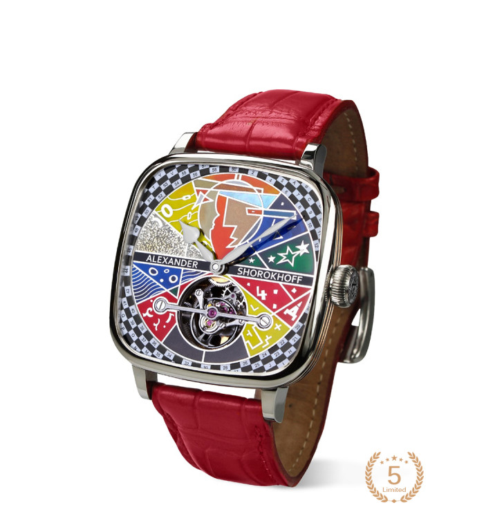 ALEXANDER SHOROKHOFF Tourbillon Picassini 41 x 41mm Limited edition 5pcs AS.TU-PCSN