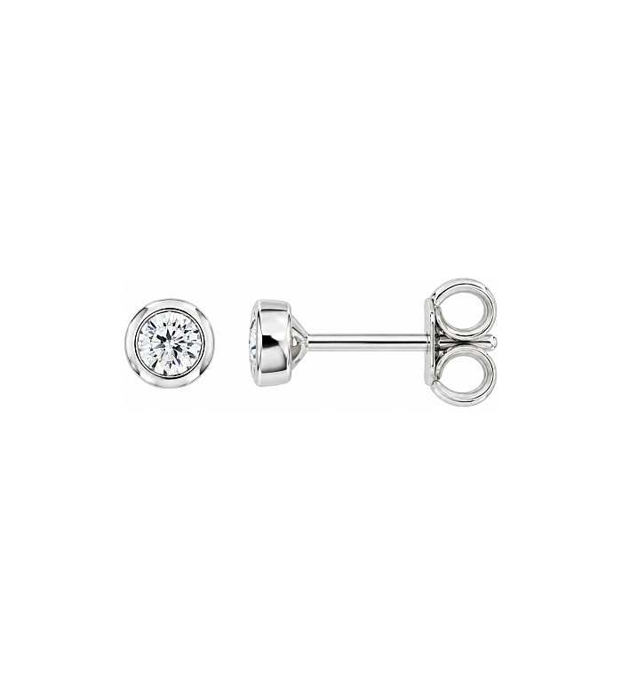 Cara Diamanti златни обеци с диаманти BB0520W/0.12ctsSI/H
