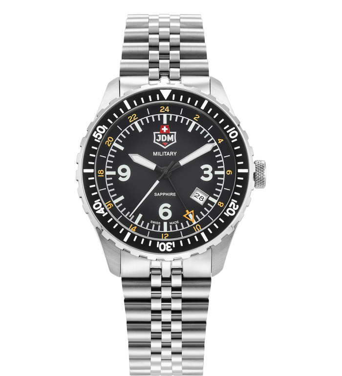 Мъжки часовник JDM Military Sapphire Wingman GMT JDM-WG028-03