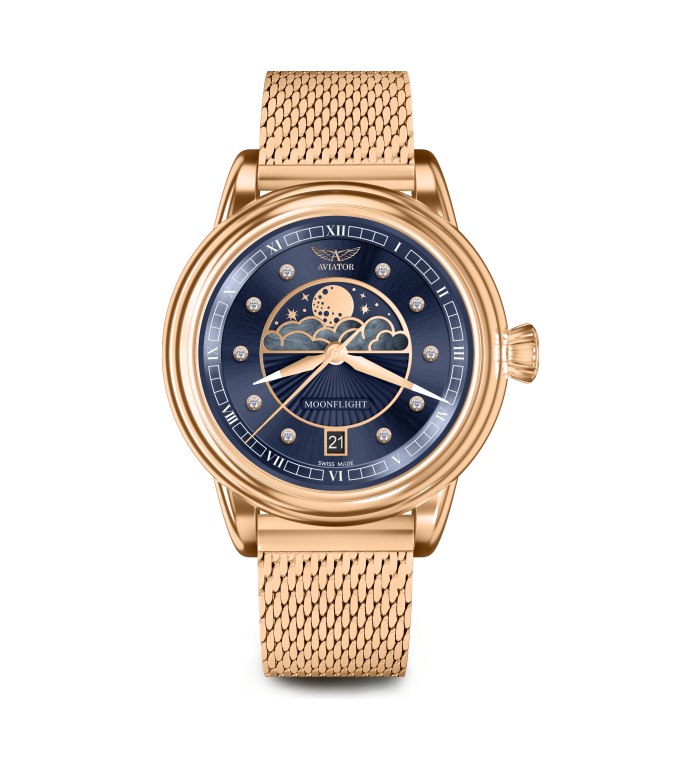 AVIATOR DOUGLAS MOONFLIGHT DIAMONDS 36M V.1.33.2.380.5