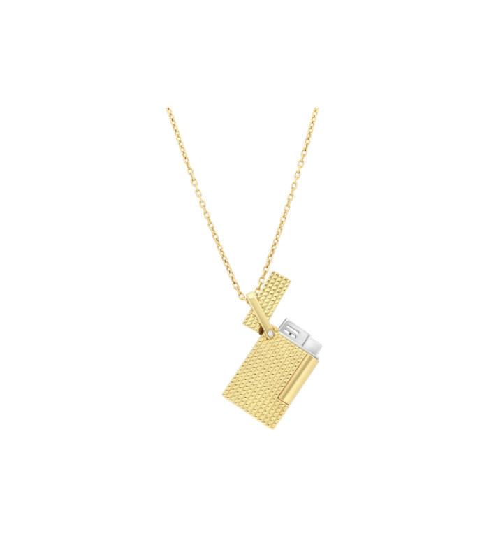 Запалка S.T.Dupont Lighter necklace Diamond head golden K27067CH
