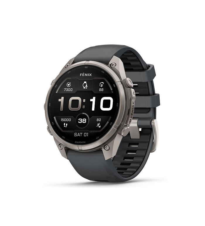 Garmin Fenix 9 Pro Titanium с Graphite/Black силиконова каишка 010-04336-26