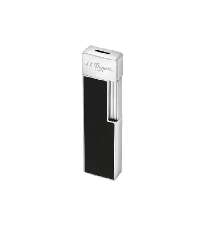 Запалка S.T.Dupont TWIGGY BLACK/CHROME 30001