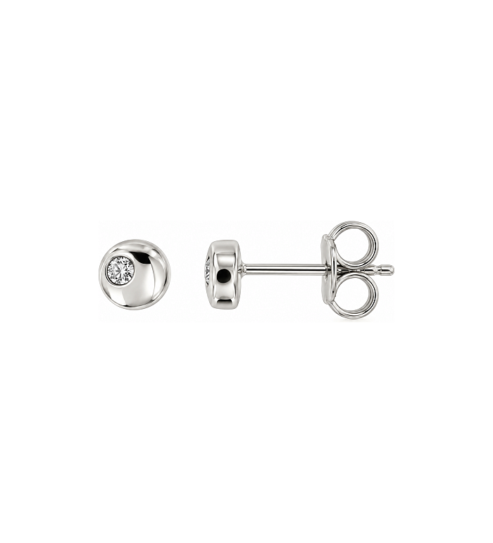 Cara Diamanti златни обеци с диаманти BB0469W/0.01ctsSI/H