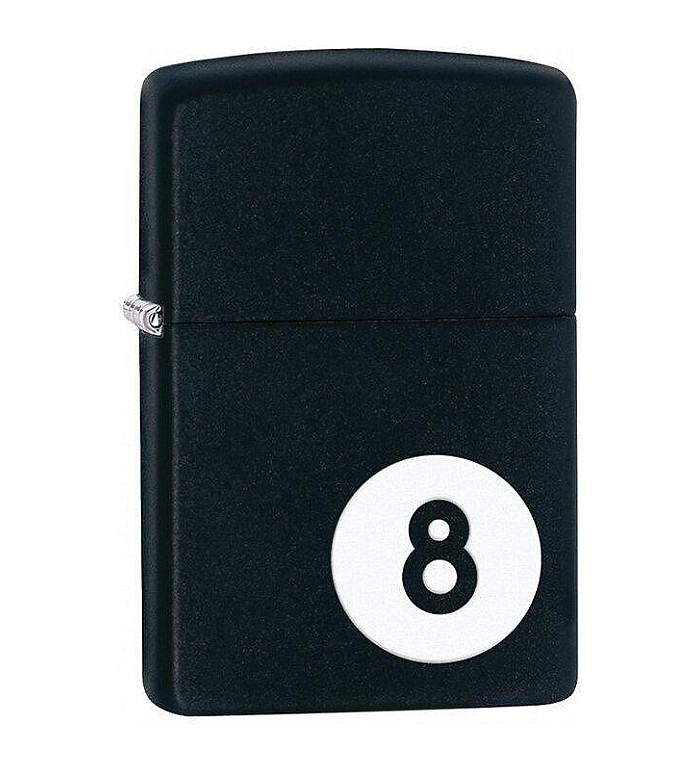 Zippo запалка 28432 8-Ball Black Matte