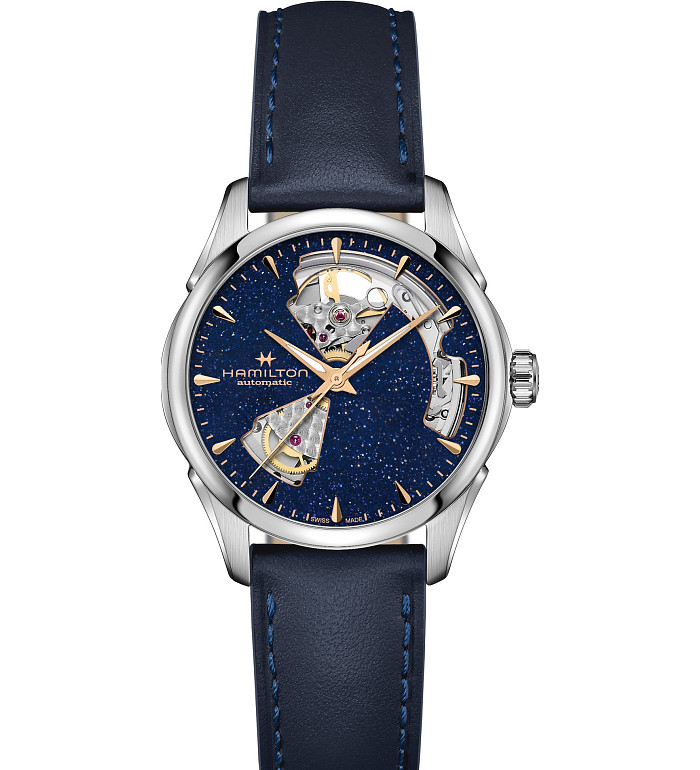Hamilton Jazzmaster Open Heart Blue H32215642
