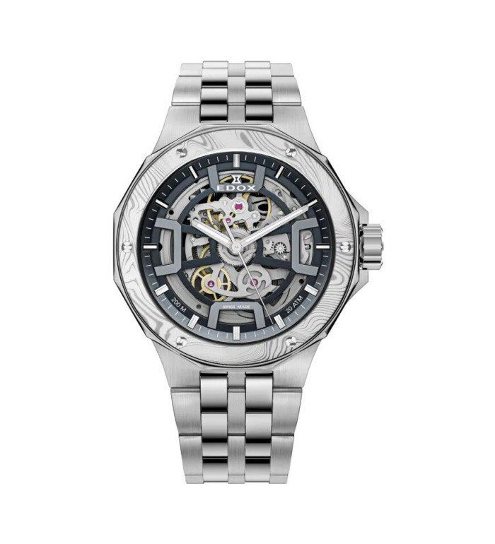 EDOX DELFIN THE ORIGINAL MECANO AUTOMATIC DAMASCUS STEEL LIMITED EDITION 40 ММ 85310-3DM-NGIN