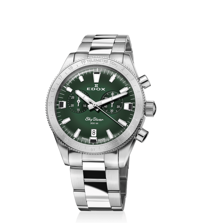 Edox Skydiver Chronograph Quartz 10116 3 Vidn