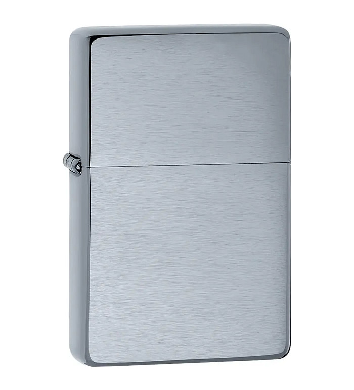 Zippo запалка 230.25 - Brushed Chrome Vintage
