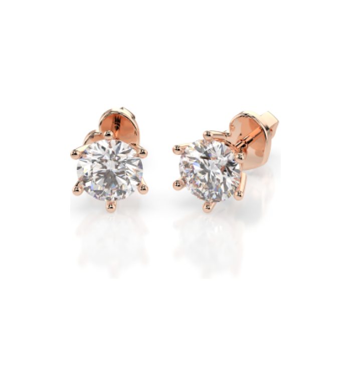 Cara обеци с диаманти 0,80 ct GIA сертификат K102-10151R