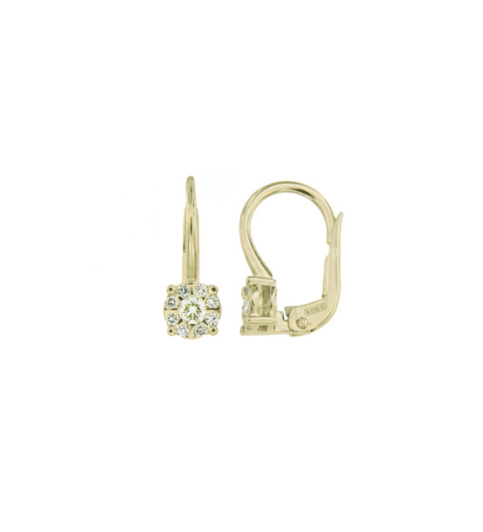 CARA DIAMANTI Златни обеци с диаманти BB0461Y/0.30ctsSI/H