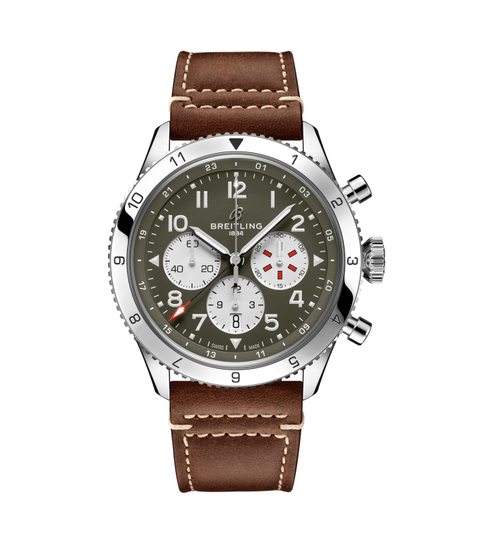 BREITLING SUPER AVI B04 CHRONOGRAPH GMT 46 CURTISS WARHAWK AB04452A1L1X1