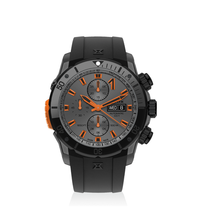 EDOX CO-1 AUTOMATIC 45MM MEN'S WATCH 01128 37GNNOCA GNO