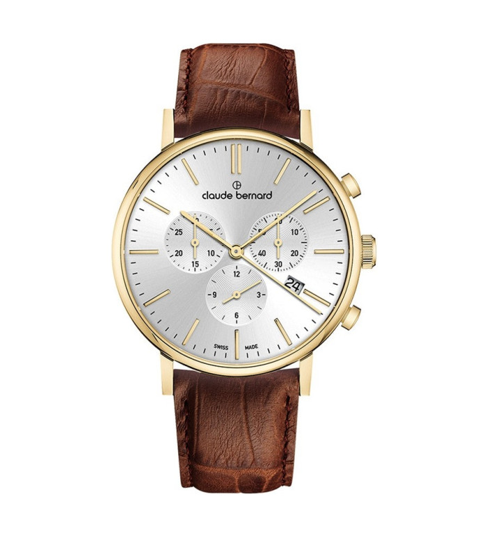 CLAUDE SLIM LINE QUARTZ CHRONO 40MM 10258 37J AID