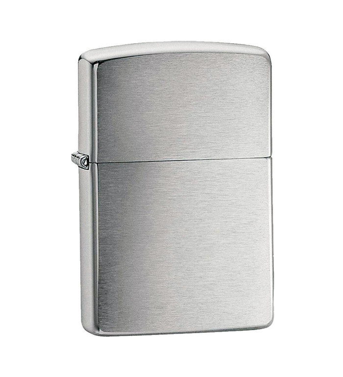 Запалка Zippo 200 Plain Brushed Chrome
