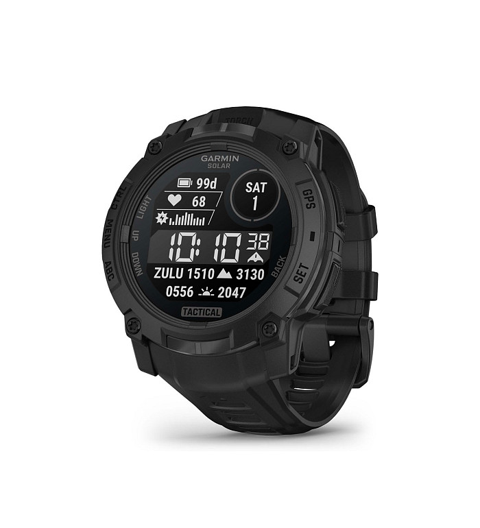 Garmin Instinct 3 Solar Tactical Edition Black с Black каишка 010-02935-50