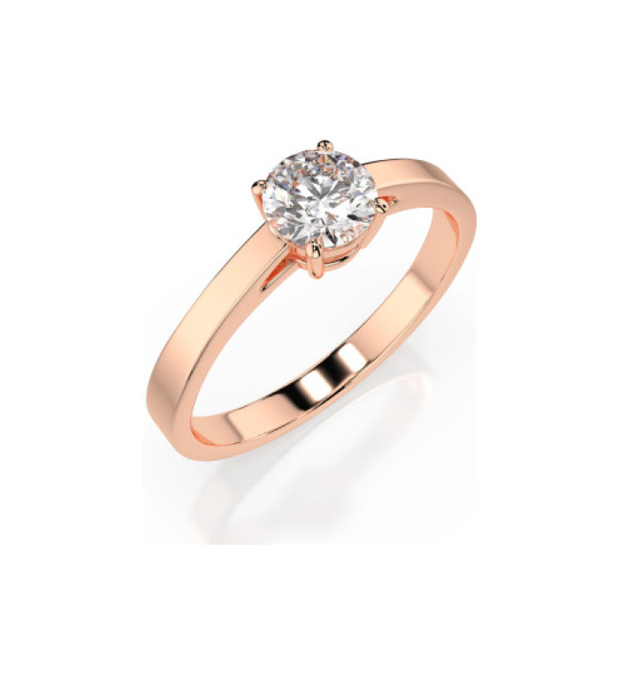 Златен пръстен с диамант Cara 0.50 ct GIA сертификат K101-10012R